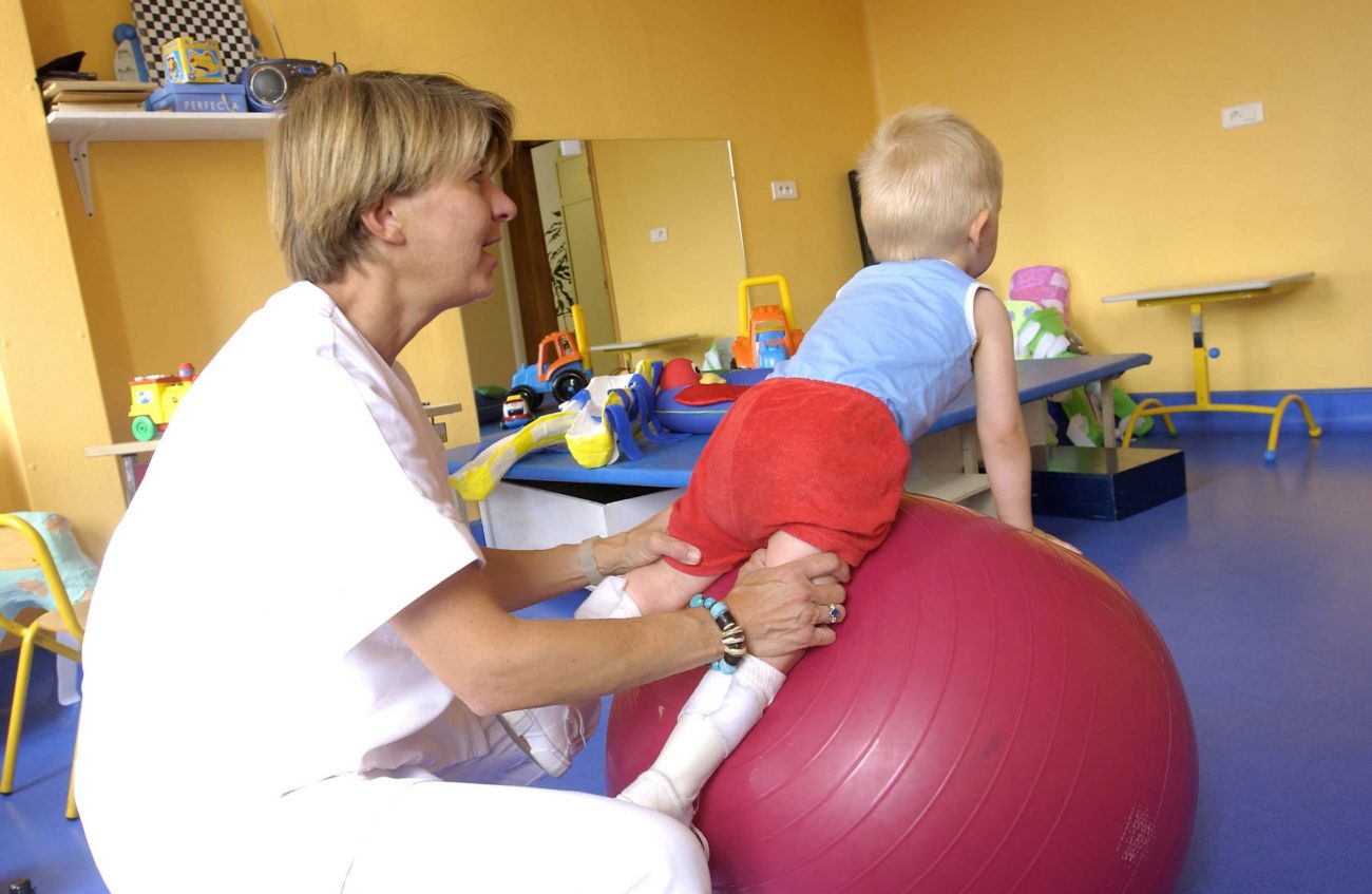 Rééducation d'un enfant en bas âge